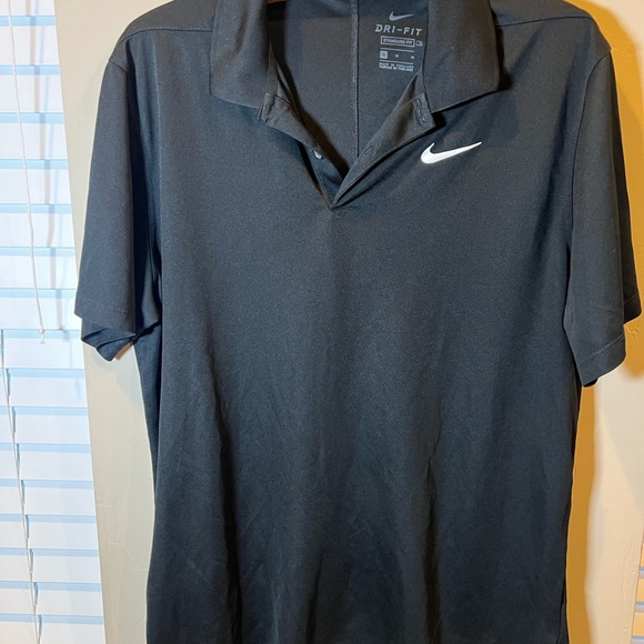 Nike Men's Charcoal Dri-FIT Polo - Picture 1 of 2